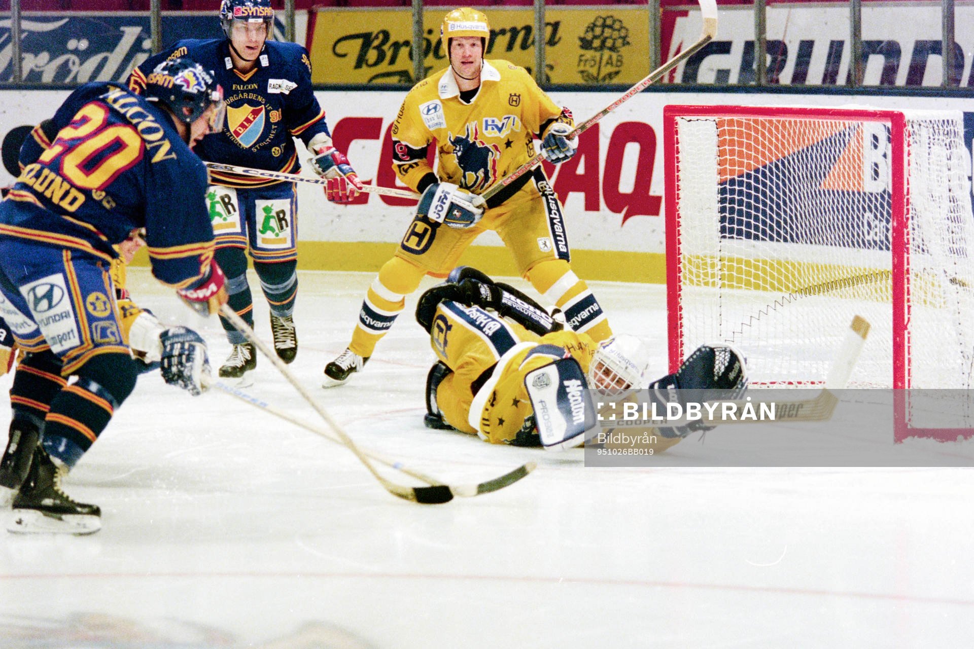 Per Eklund, Djurgården fri med Kenneth Johansson, målvakt