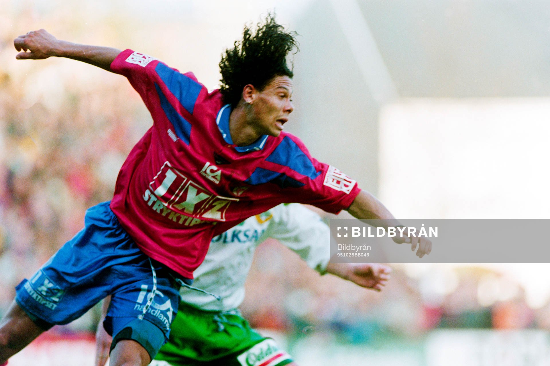 Fotboll, Allsvenskan, Helsingborg - Hammarby, 3-5: Martin Pringle, Helsingborg. 