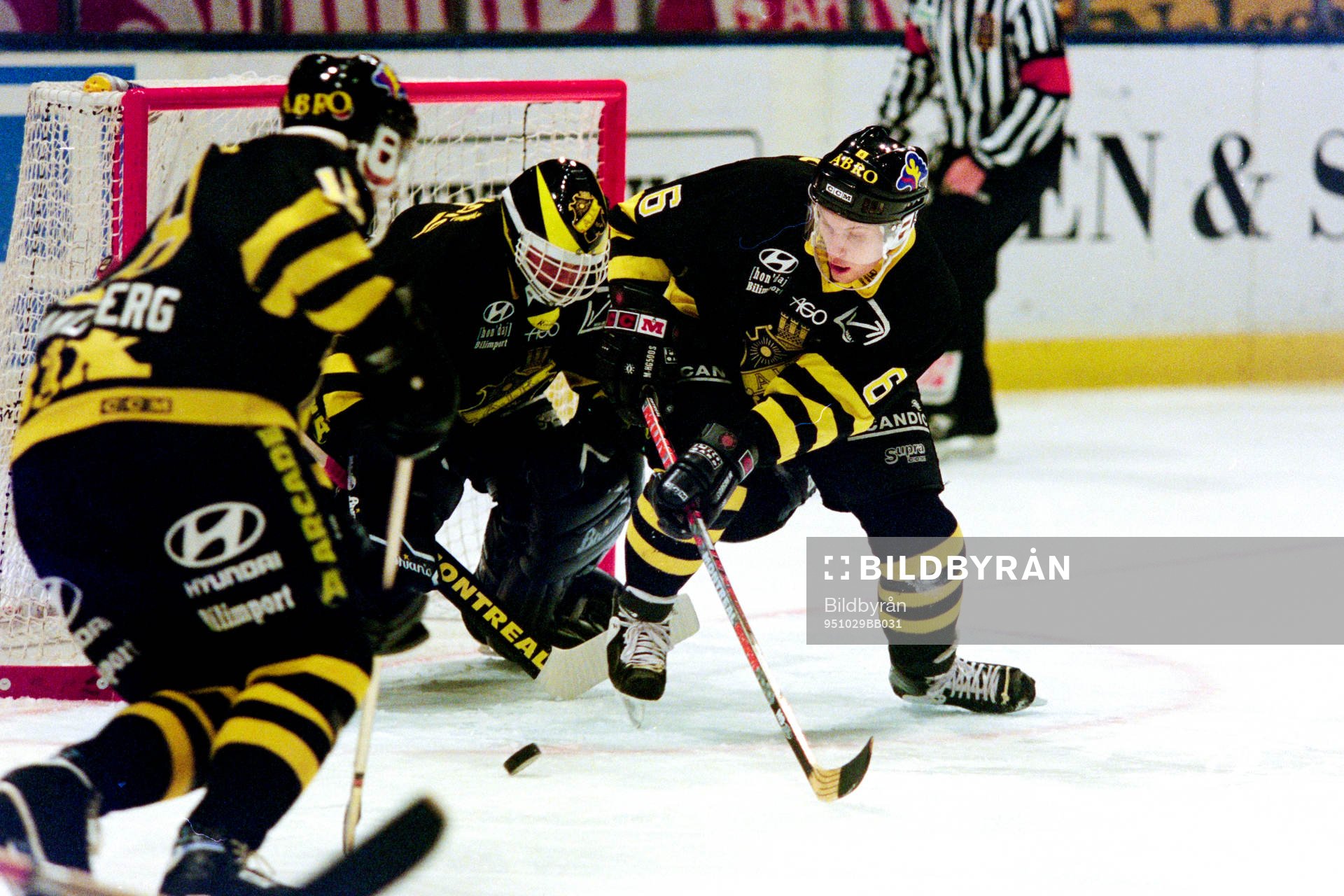 Dick Tärnström och Mikael Nilsson, målvakt i AIK