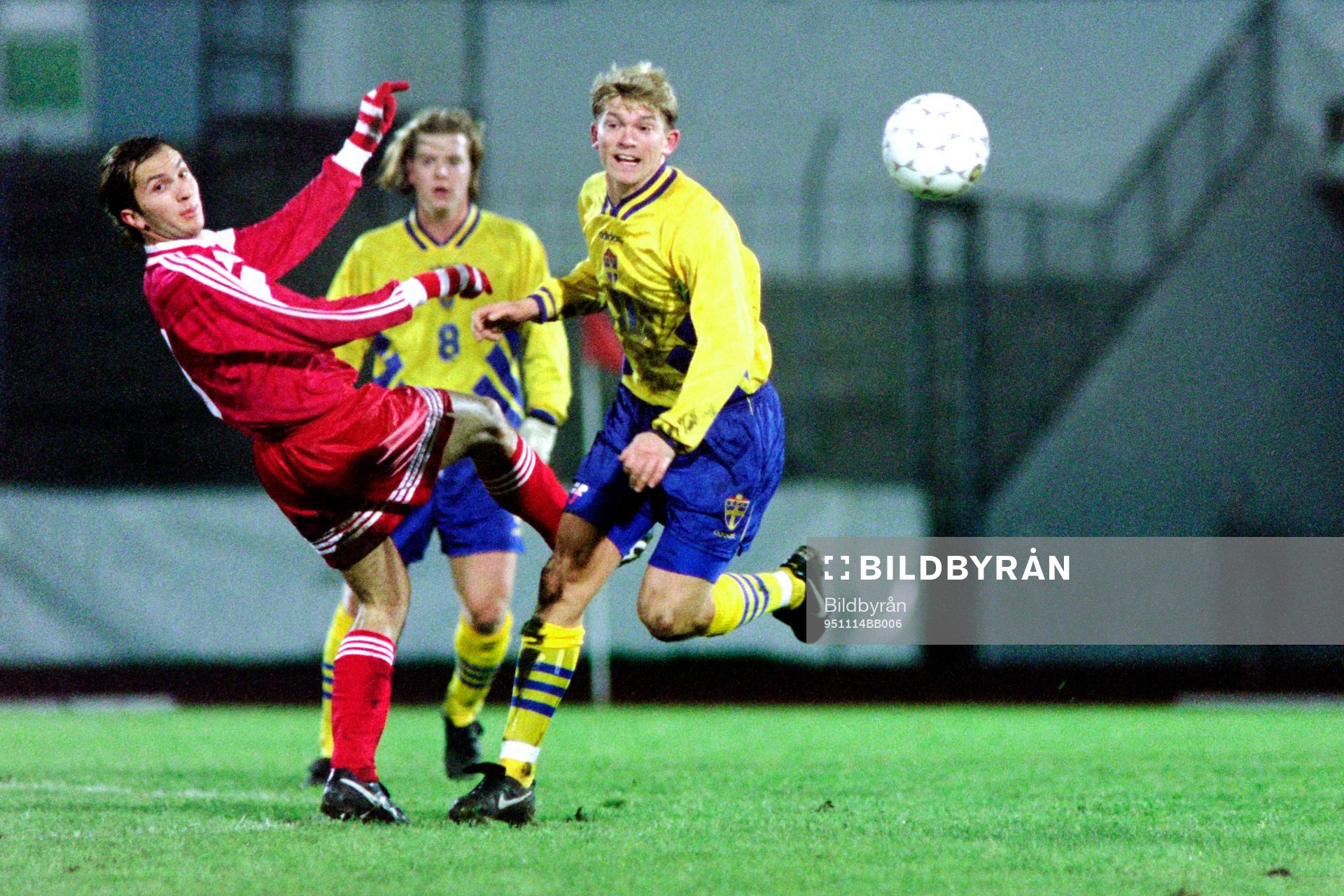 Fotboll, U21, EM--Kval, Sverige - Turkiet, 6-1: Jesper Blomqvist, Sverige. 
