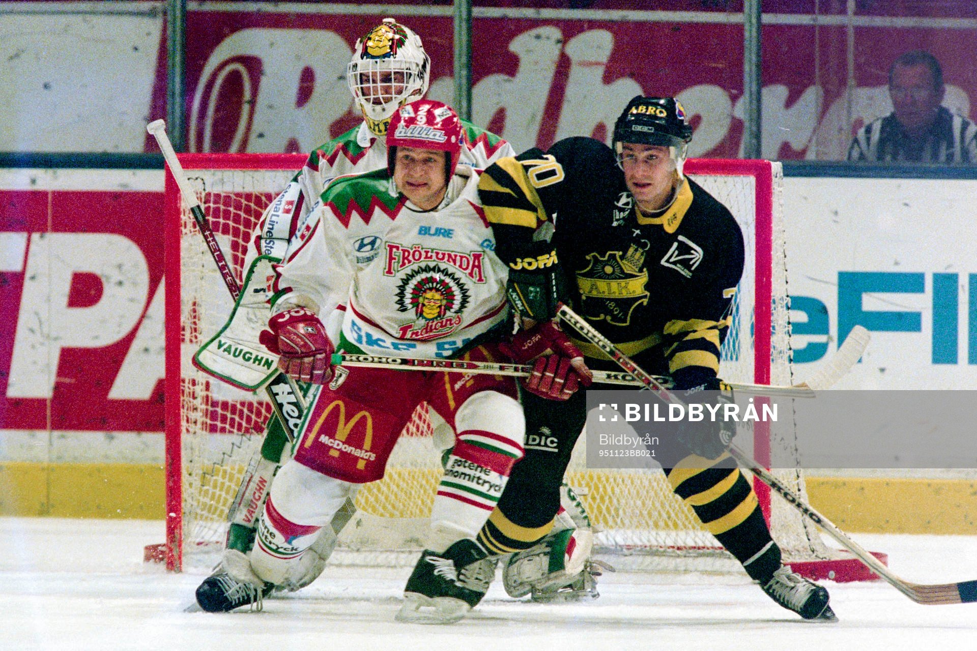 Mikael Sandberg, målvakt och Stefan Larsson, Västra