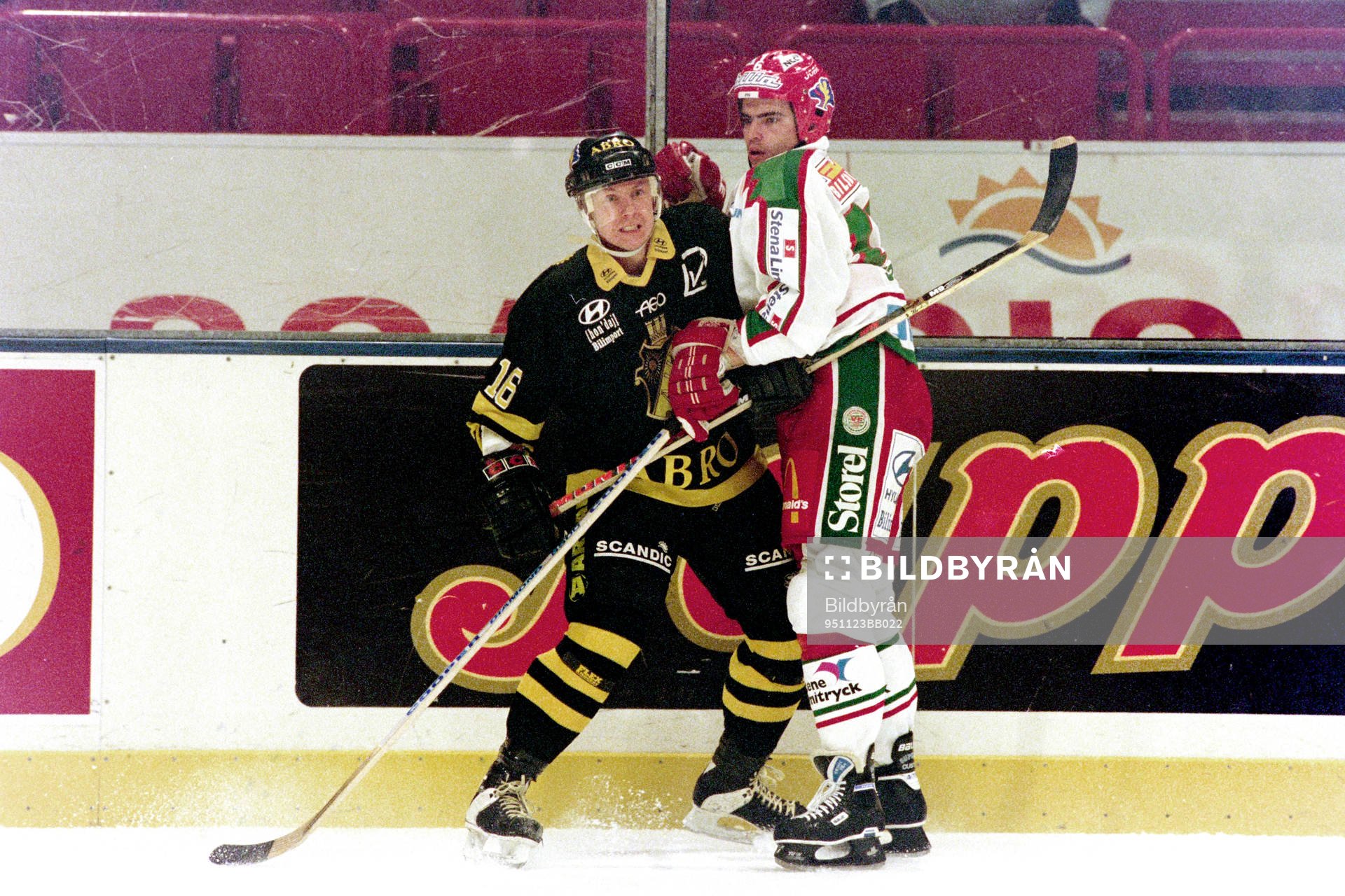 Tony Barthelson, AIK och Peter Ström, Västra Frölunda