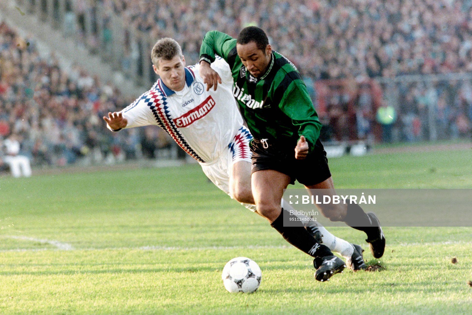 Fotboll, Bundesliga, Karlsruhe - Borussia Mönchengladbach,