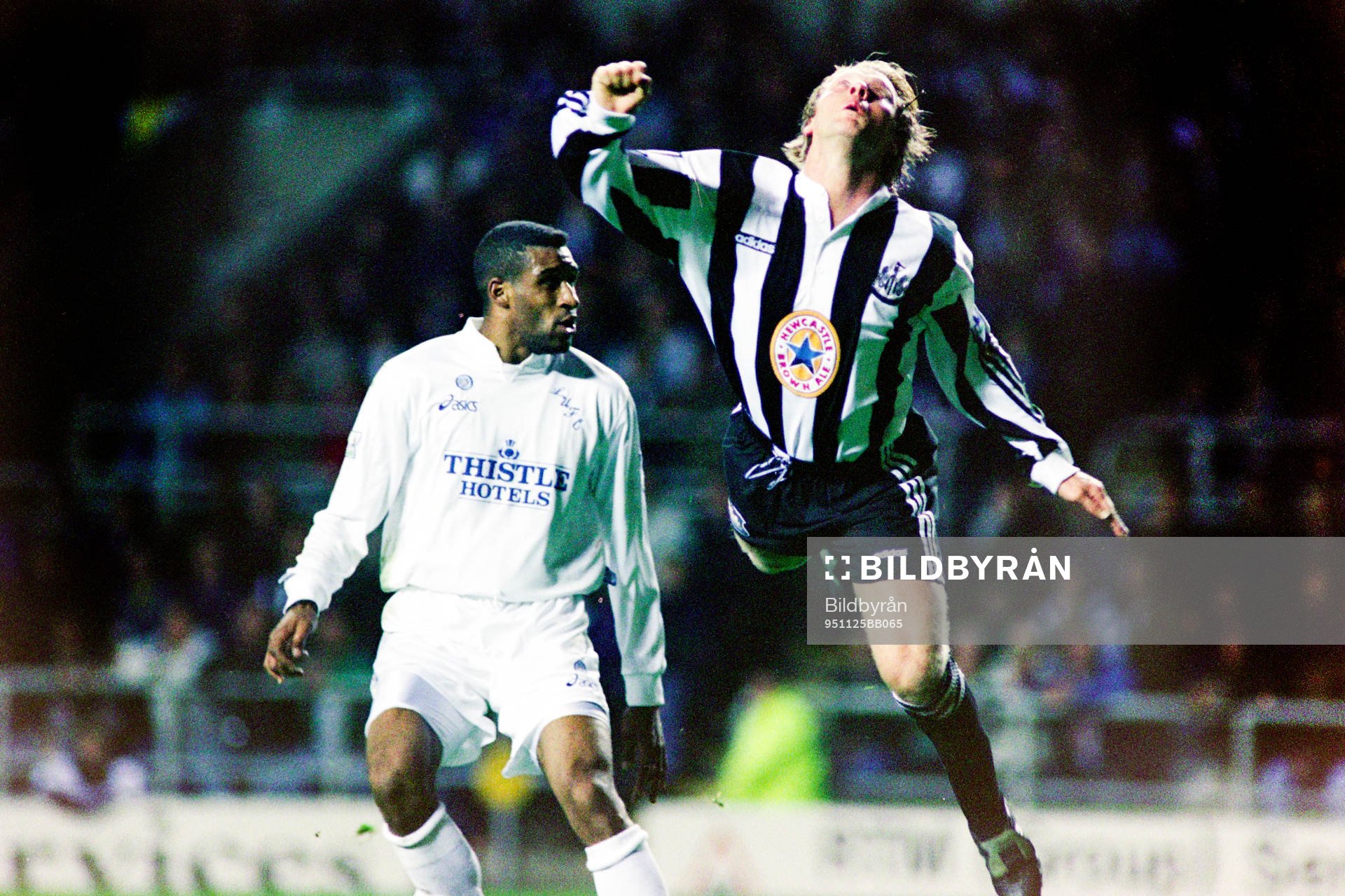 Fotboll, Premier League, Newcastle - Leeds, 2-1