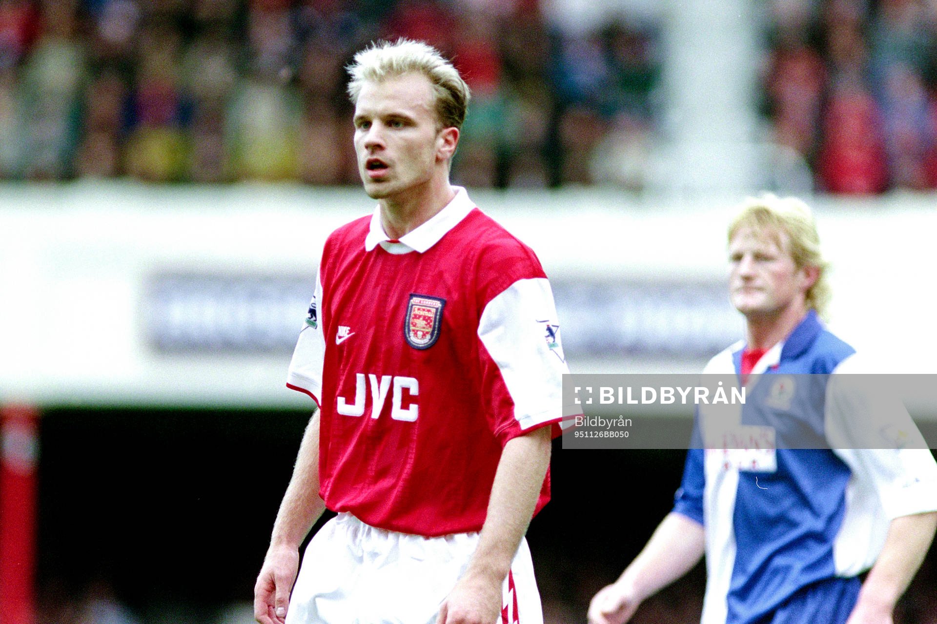 Fotboll, Premier League, Arsenal - Blackburn Rovers, 0-0: Dennis Bergkamp, Arsenal.