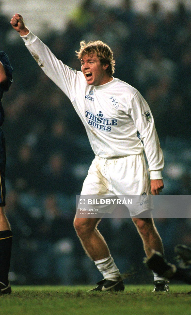 Tomas Brolin, Leeds, jublar