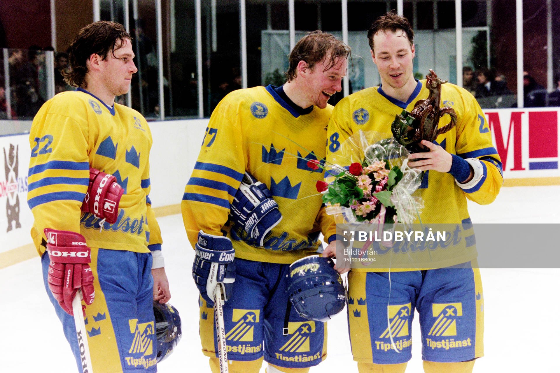 Håkan Åhlund, Tomas Forslund och Roger Åkerström,