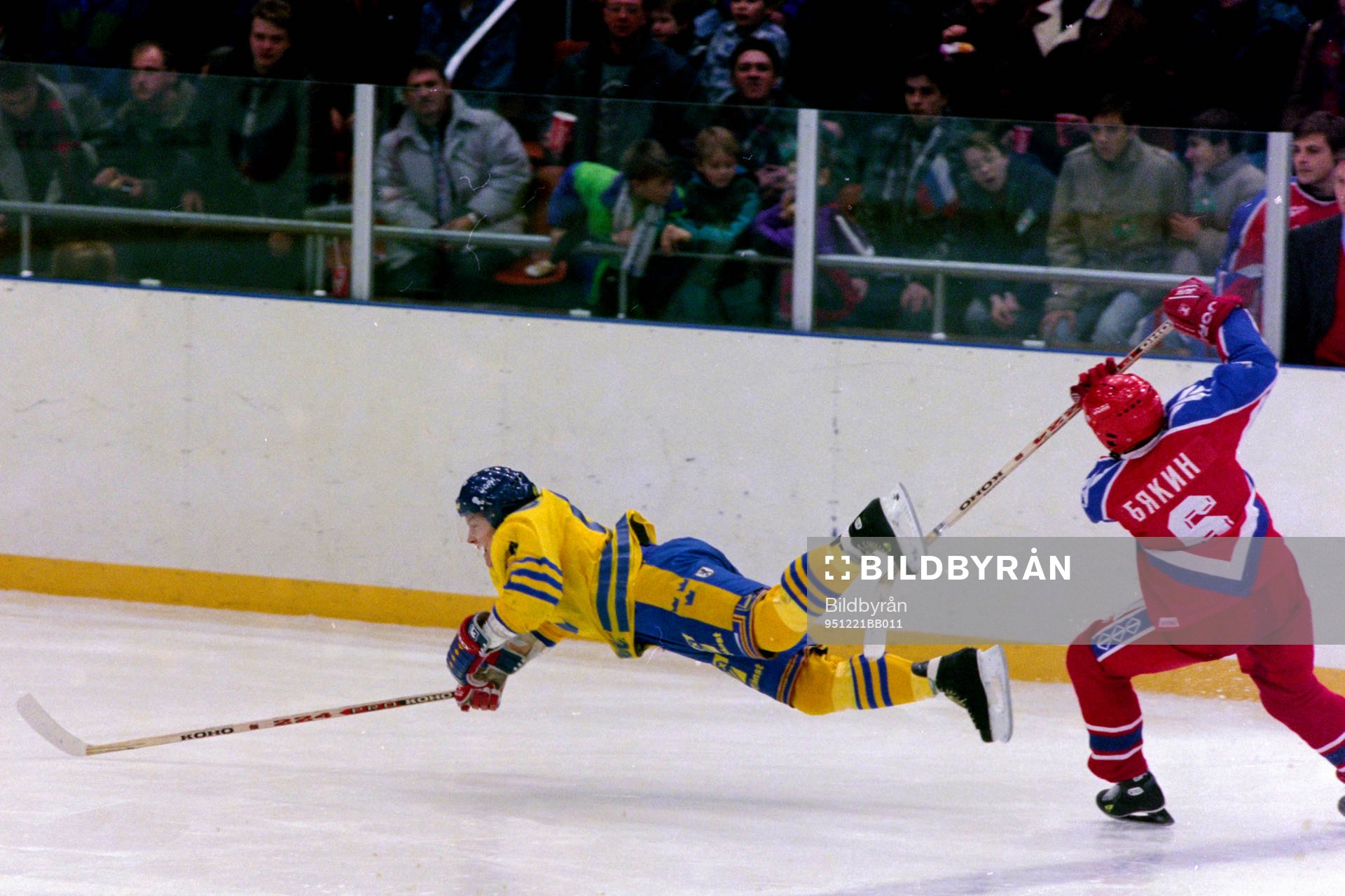 Anders Huusko, Sverige stoppas av Ilya Byakin, Ryssland