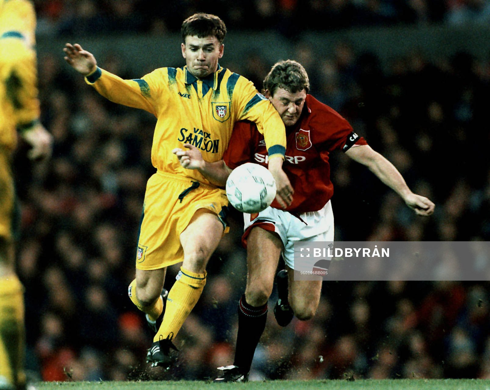 Fr.v. Craig Russell (S), Steve Bruce (M)