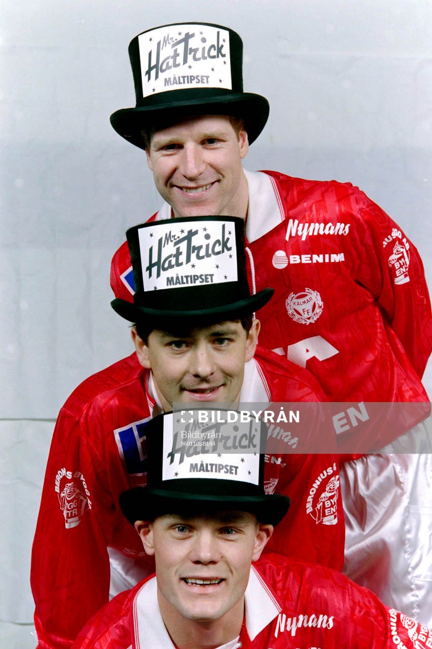 Håkan Lindqvist, Tomas Johansson och Ken Burvall, Kalmar FF