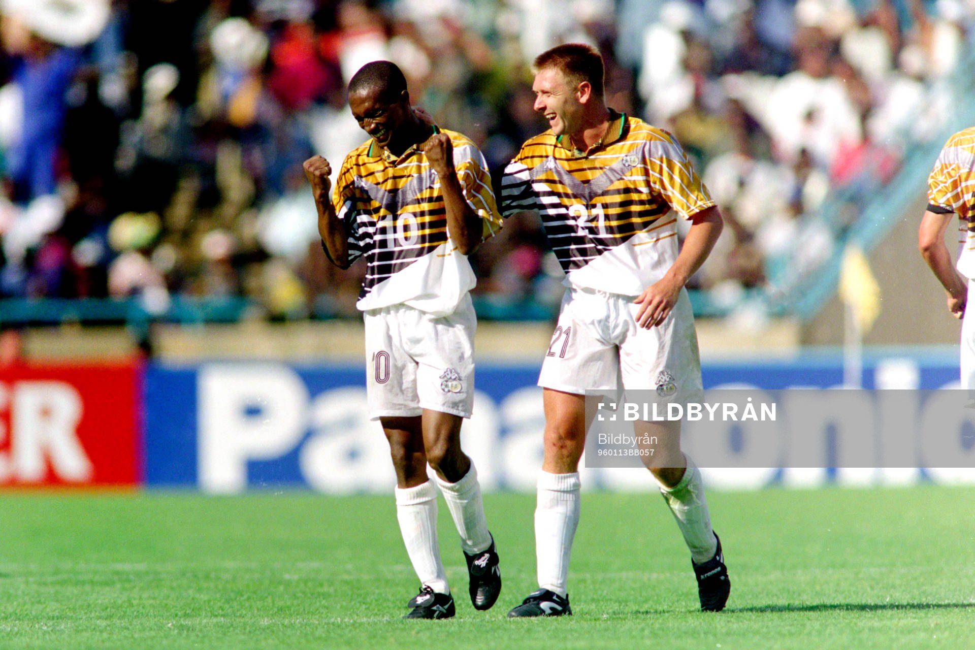 John Moshoey och Eric Tinkler, Sydafrika