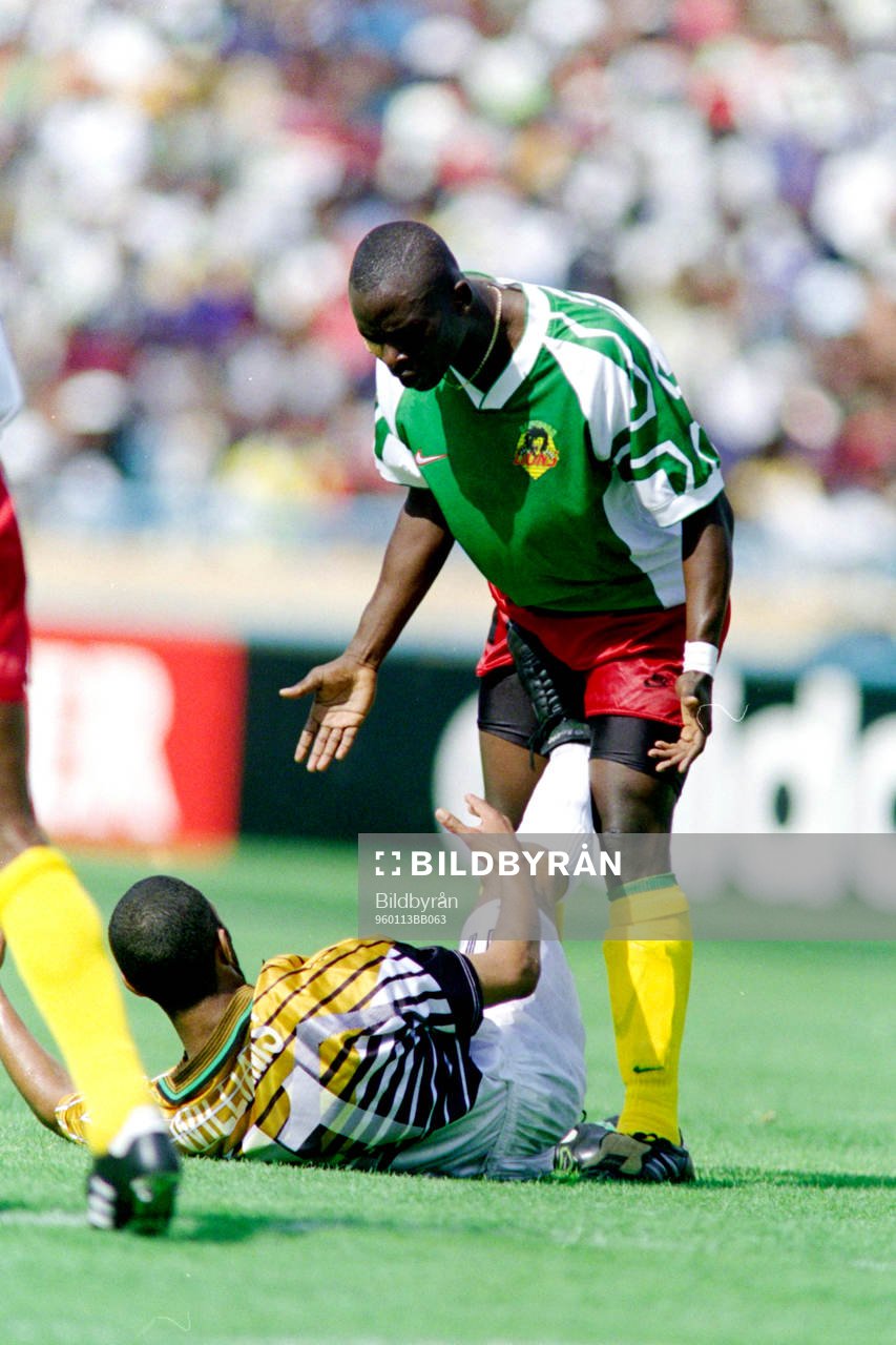 Fotboll, Afrikanska Mästerskapen, Sydafrika - Kamerun, 3-0