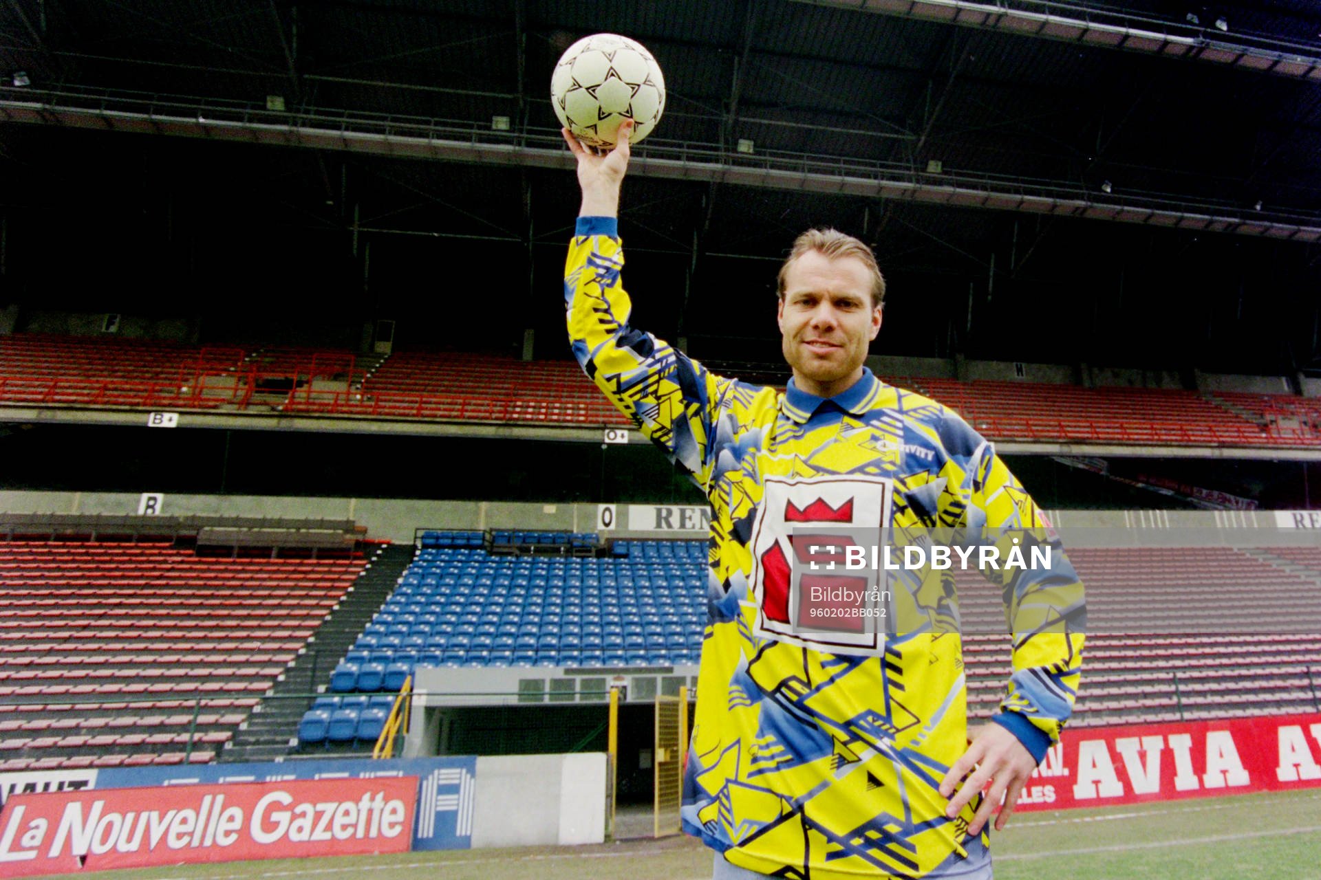 Lasse Eriksson, målvakt i Charleroi