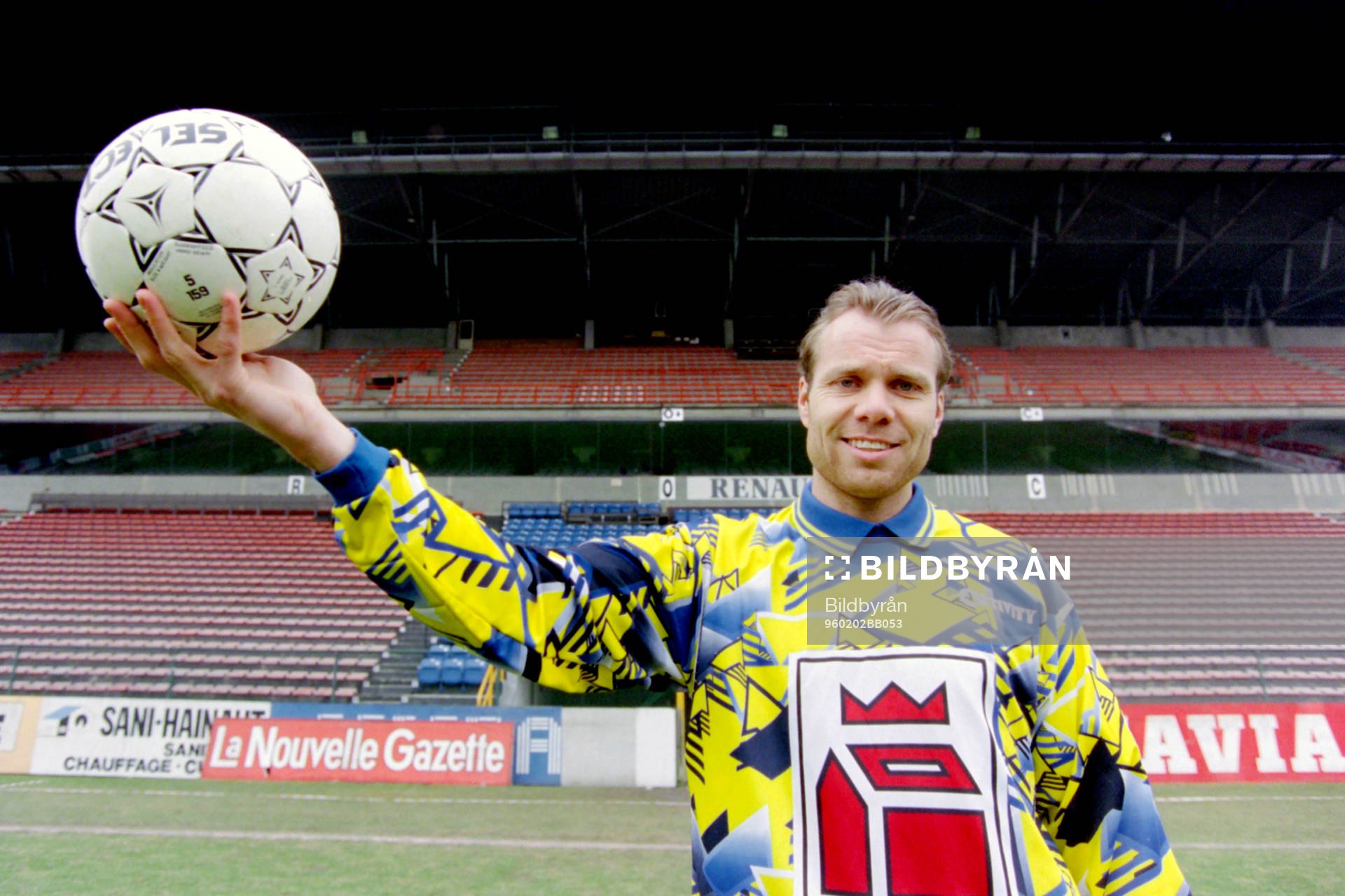 Lasse Eriksson, målvakt i Charleroi