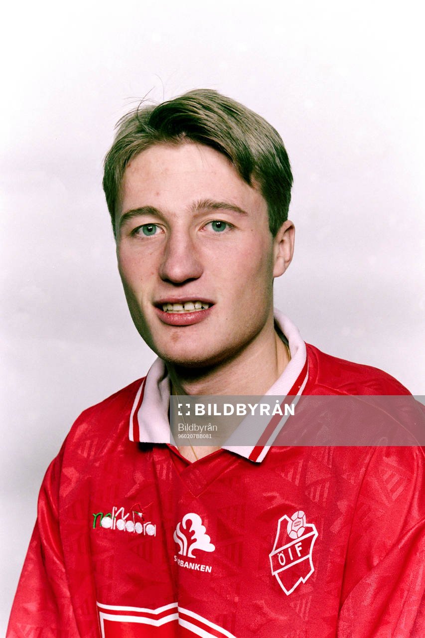 Fotboll, Allsvenskan, Öster, Porträtt: Fredrik Gustafsson, Öster. 
