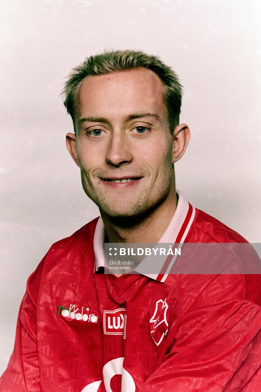 Fotboll, Allsvenskan, Öster, Porträtt: Ludvig Ernstsson, Öster. 
