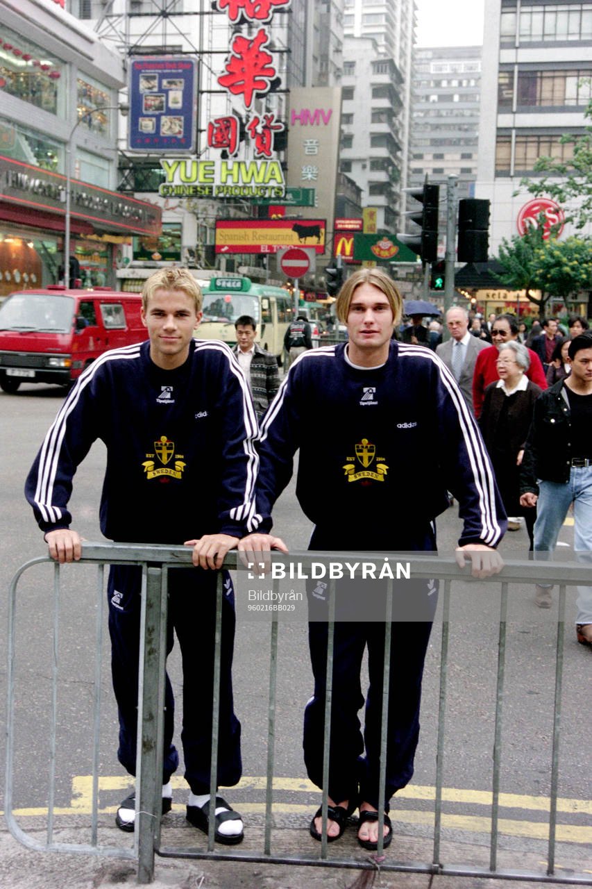 Niclas Alexandersson och Andreas Andersson på stan