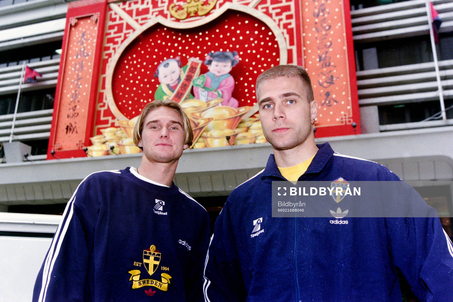 Andreas Andersson och Teddy Lucic på stan