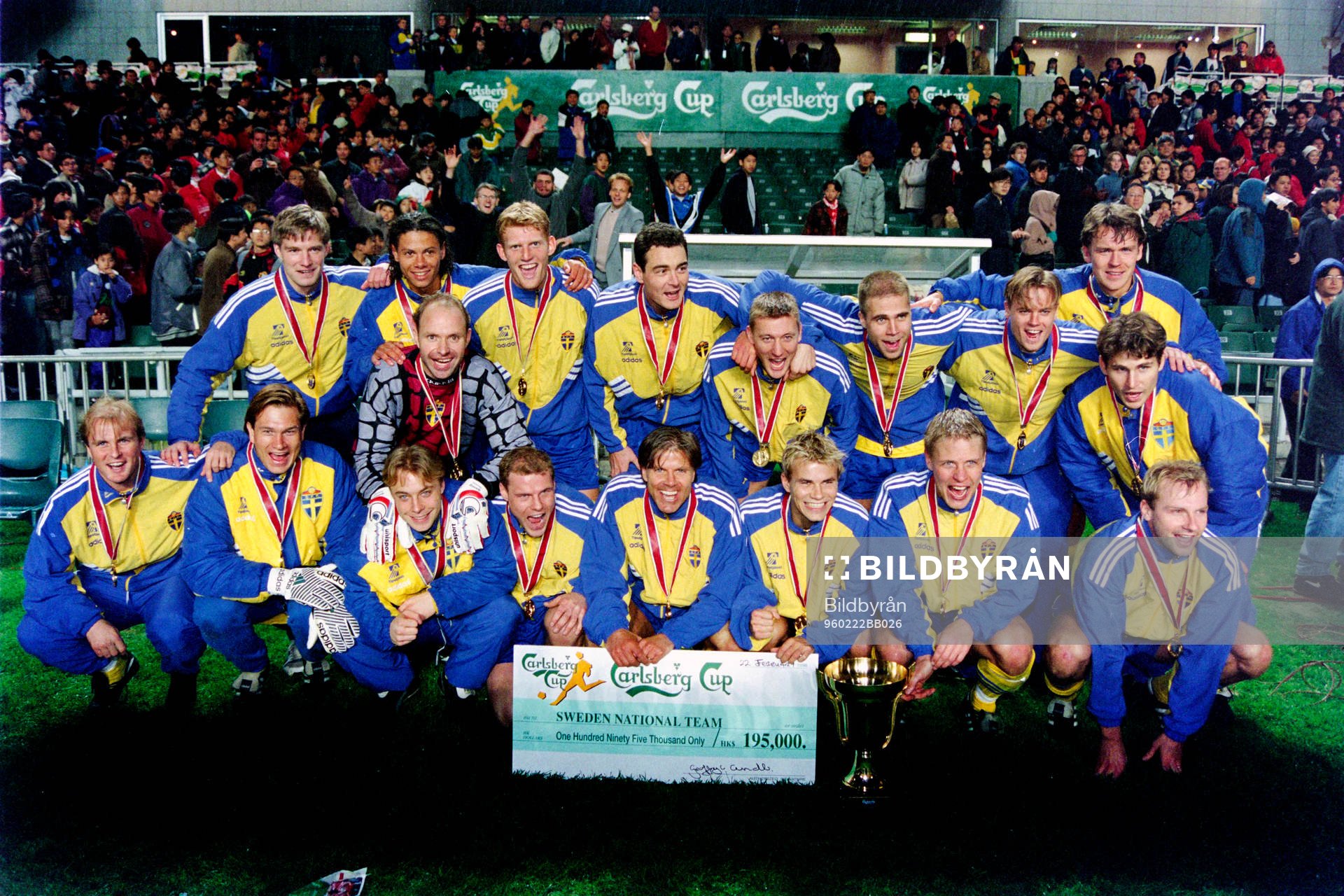 Fotboll, Sverige, Landslagsturné, Hongkong, Sverige -