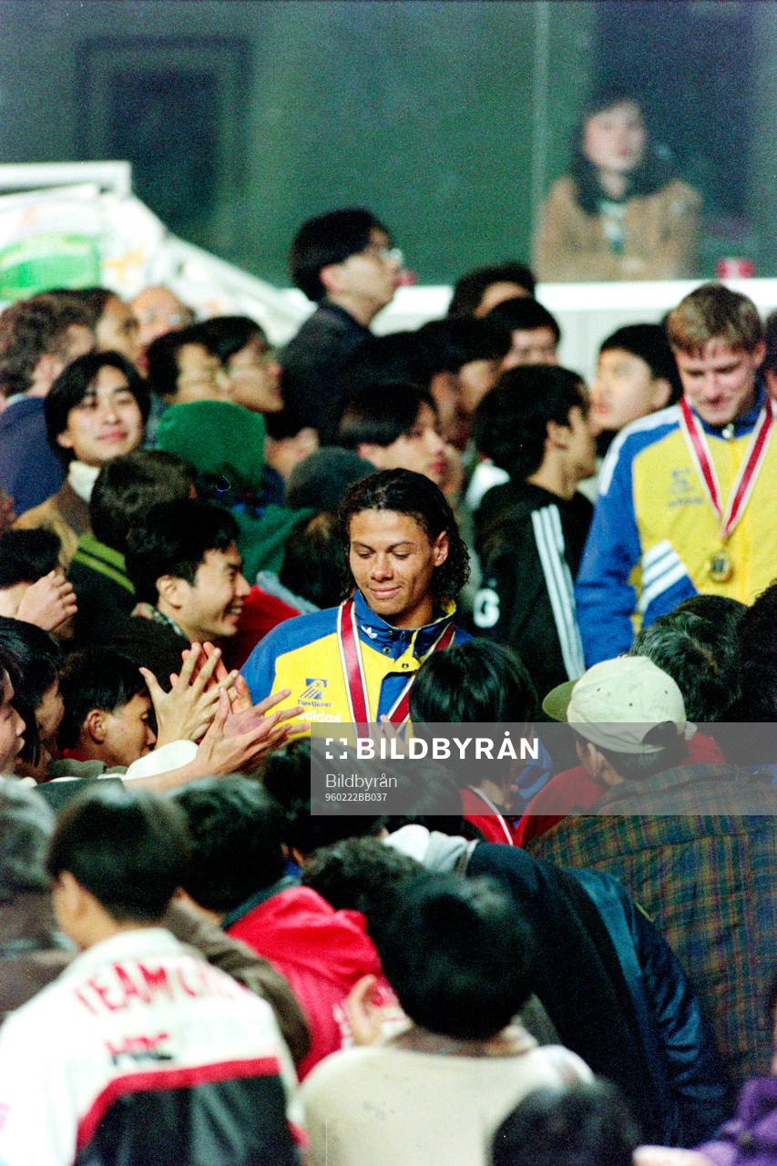 Fotboll, Sverige, Landslagsturné, Hongkong, Sverige -