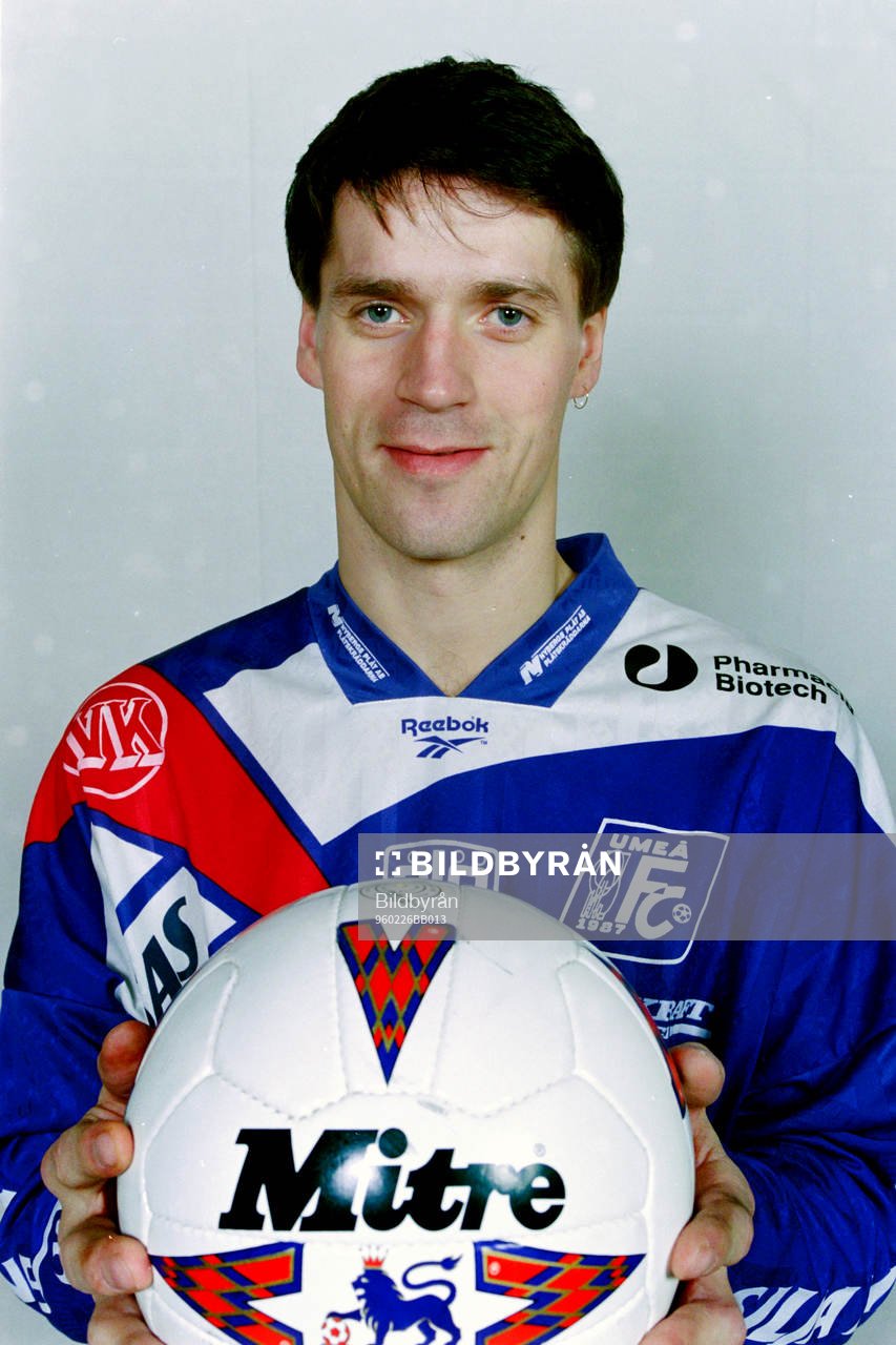 Fotboll, Allsvenskan, Umeå FC, Porträtt: Urban Westerberg, Umeå. 