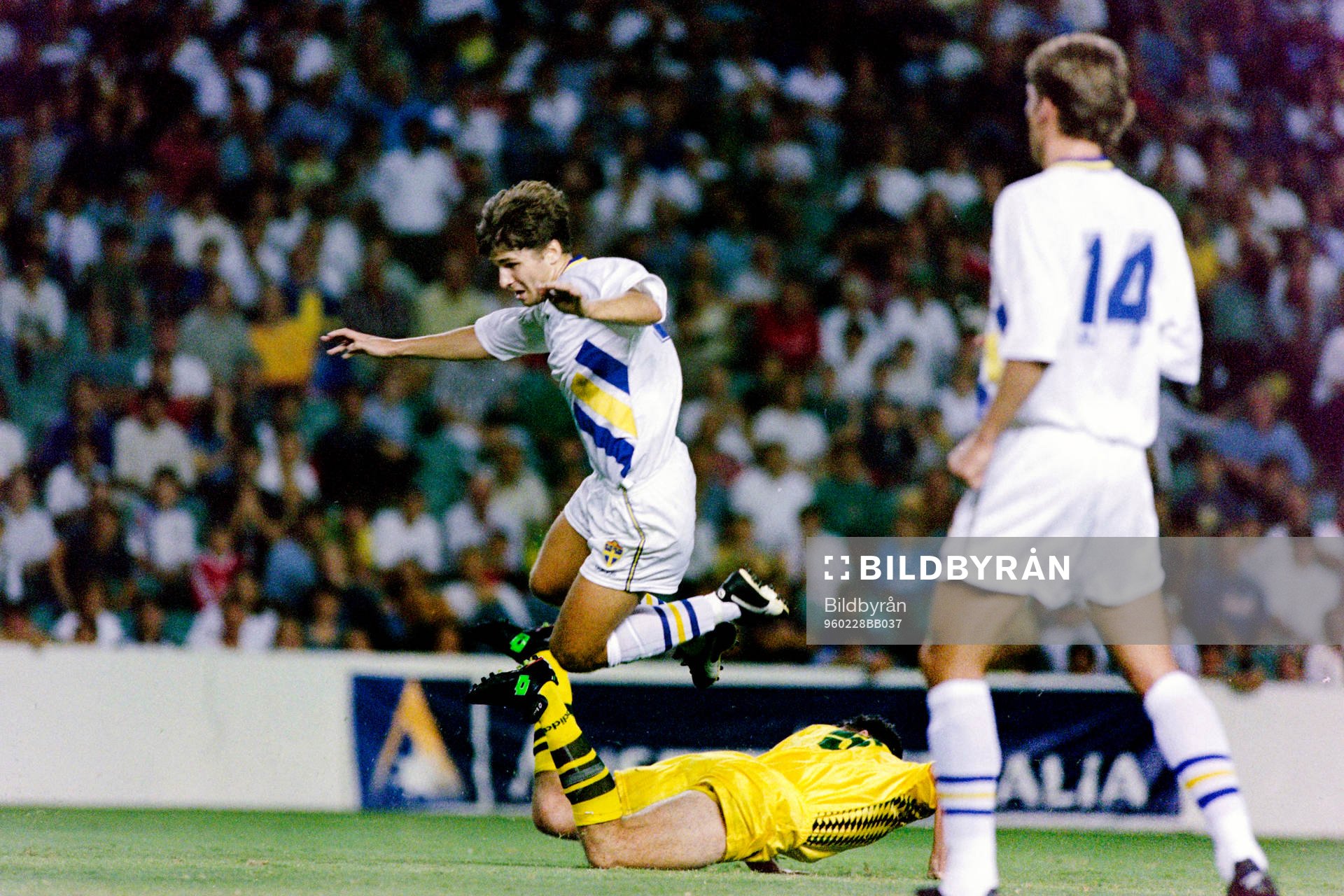 Fotboll, Sverige, Landslagsturné, Sydney, Sverige -