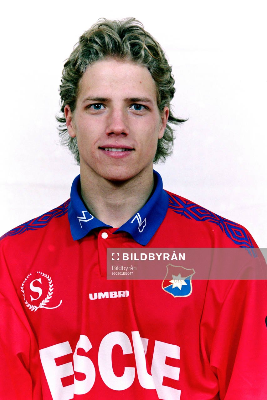 Fotboll, Allsvenskan, Örgryte, Porträtt: Erik Johansson, Örgryte. 