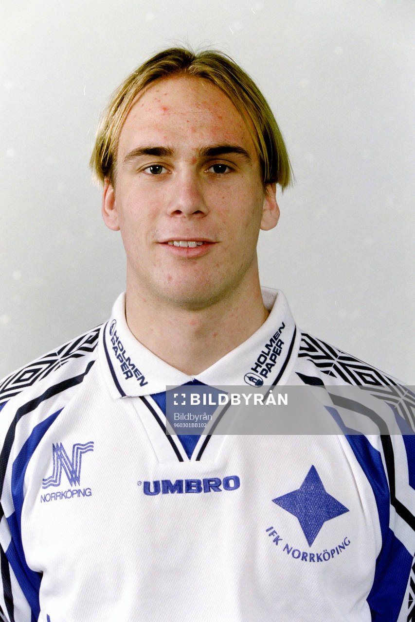 Fotboll, Allsvenskan, IFK Norrköping, Porträtt: Fredrik Enerby, Norrköping. 