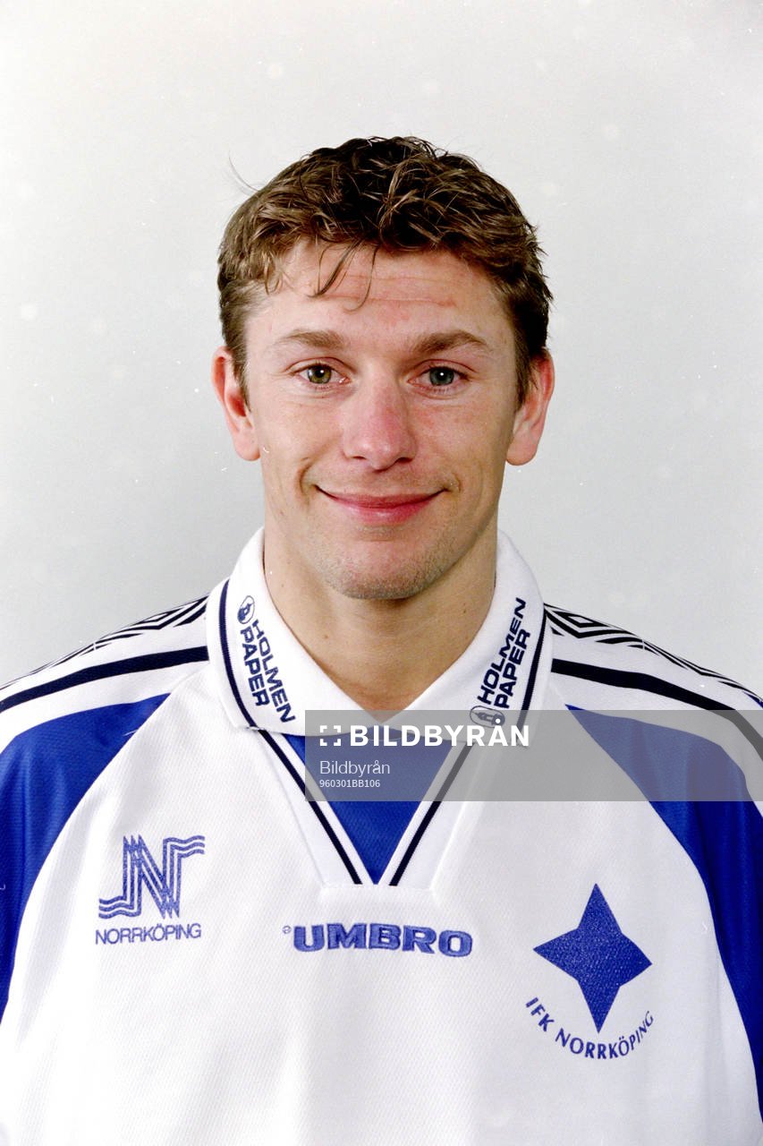 Fotboll, Allsvenskan, IFK Norrköping, Porträtt: Mikael Hansson, Norrköping. 