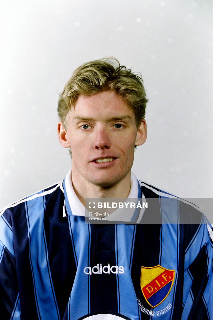 Fotboll, Allsvenskan, Djurgården, Porträtt: Andreas Bengtsson, Djurgården. 