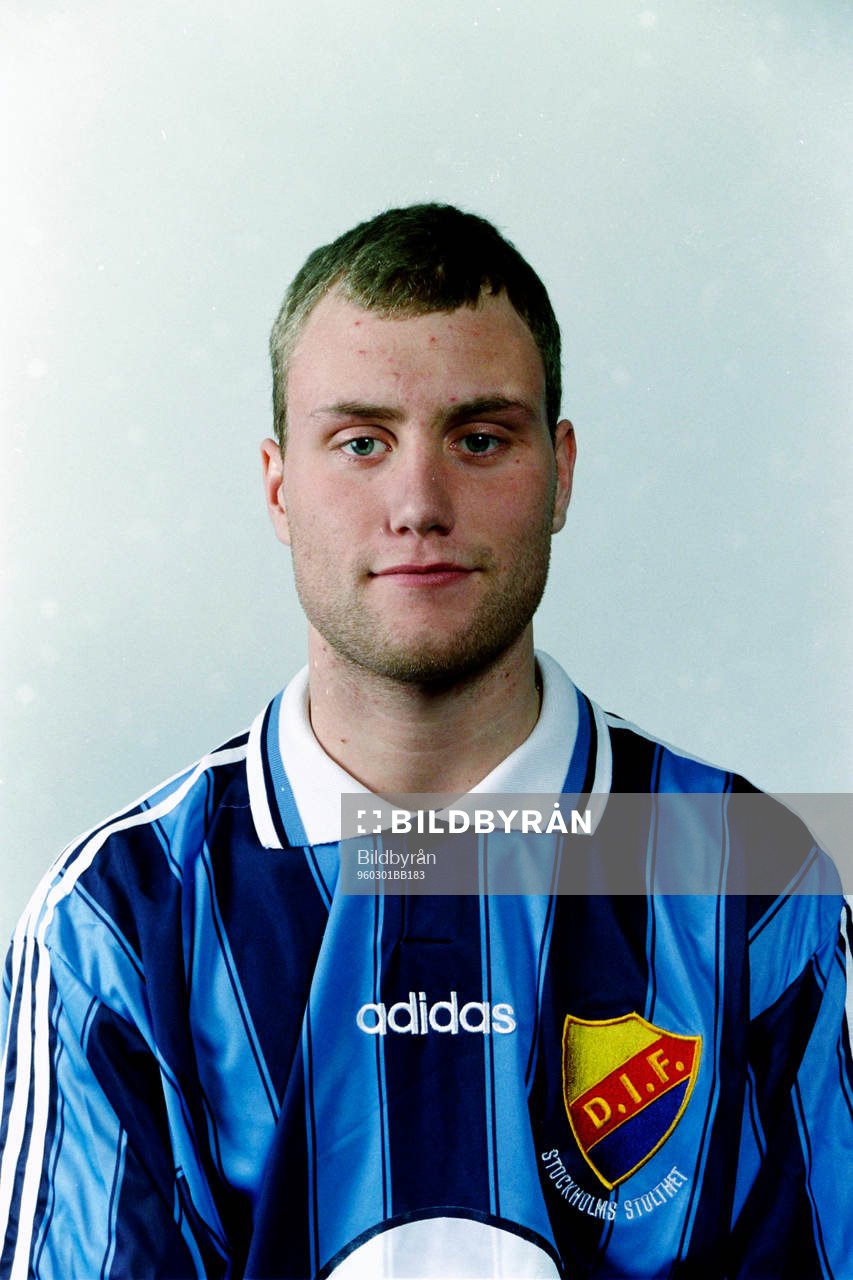 Fotboll, Allsvenskan, Djurgården, Porträtt: Andreas Öhman, Djurgården. 