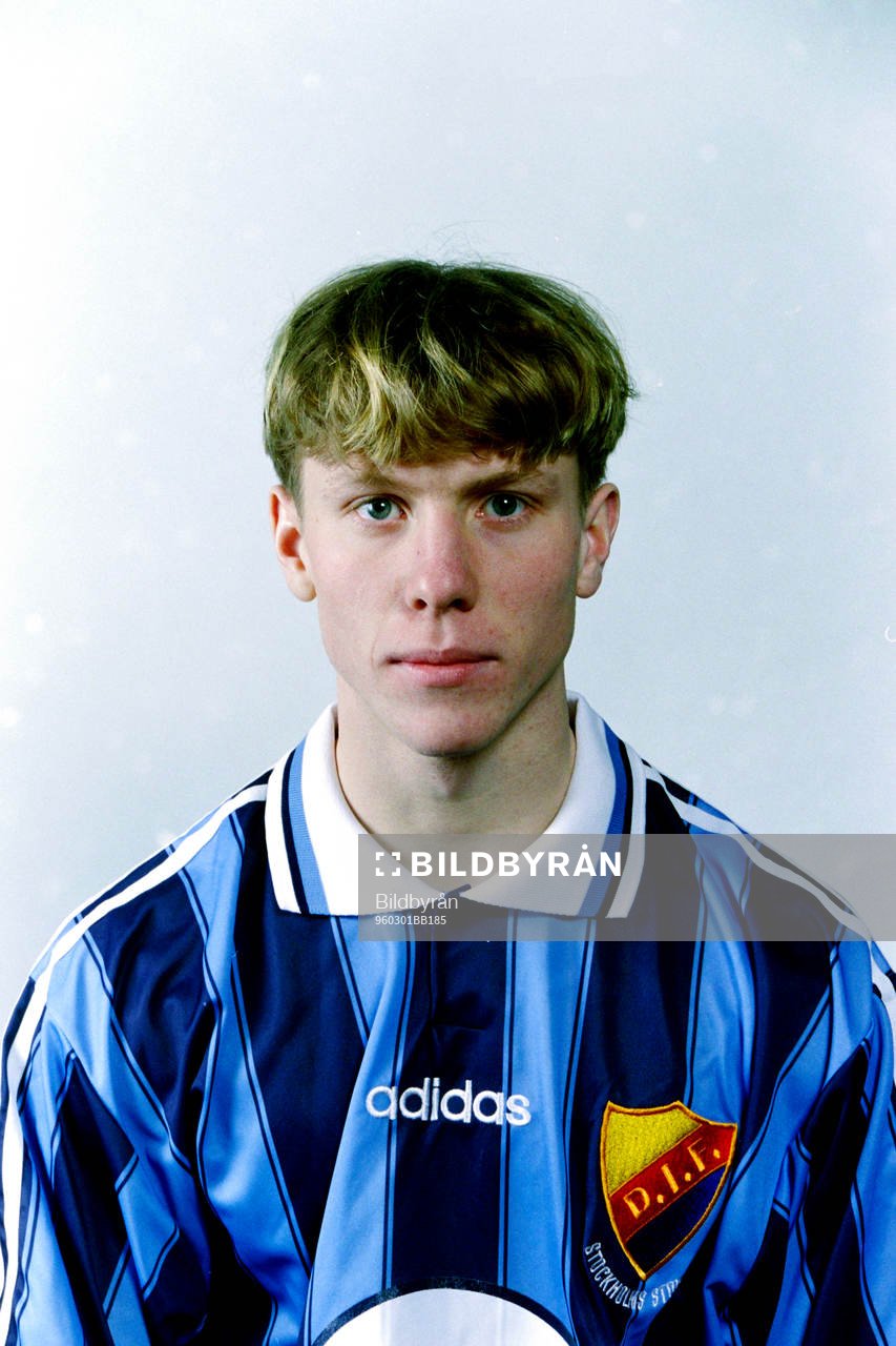 Fotboll, Allsvenskan, Djurgården, Porträtt: Lukas Nilsson, Djurgården. 