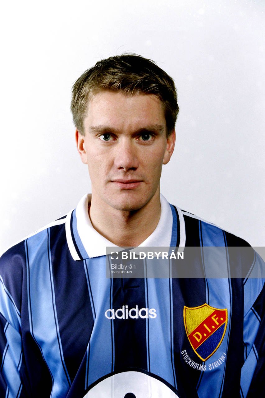Fotboll, Allsvenskan, Djurgården, Porträtt: Stefan Alvén, Djurgården. 