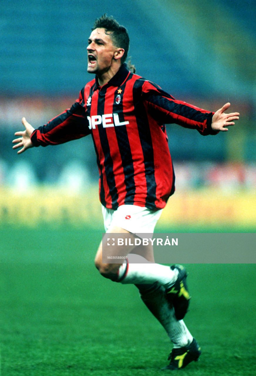1996-03-05 Roberto Baggio, Milan
