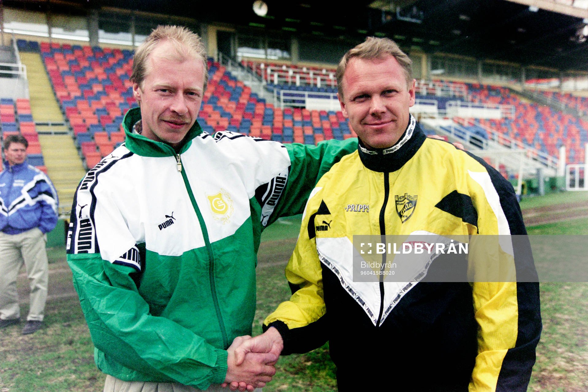 Fotboll, Div 1 Norra, Upptaktsträff: Per-Göran Eliasson, Glimonäs och Per-Anders Ingvarsson, Visby. 
