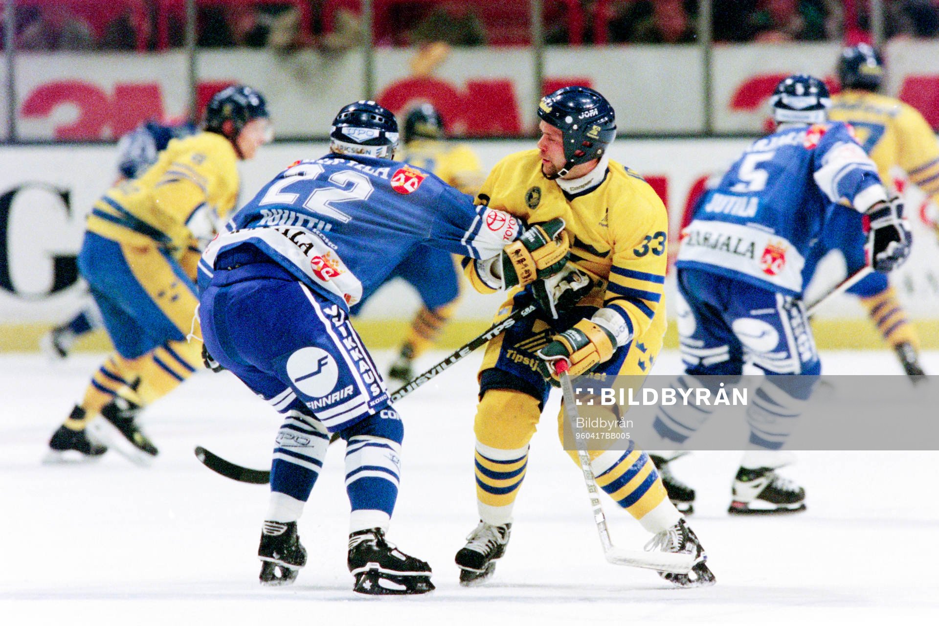 Christian Ruuttu, Finland och Tommy Sjödin, Sverige