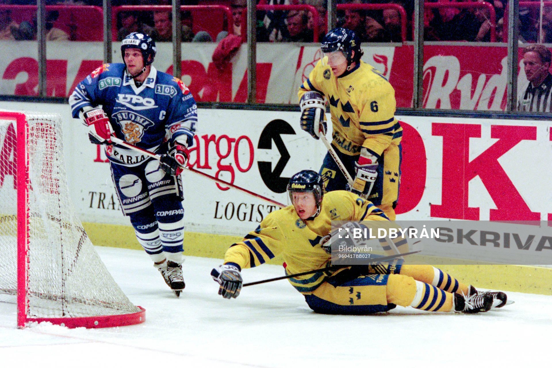 Ishockey, Sverige - Finland, 3-3