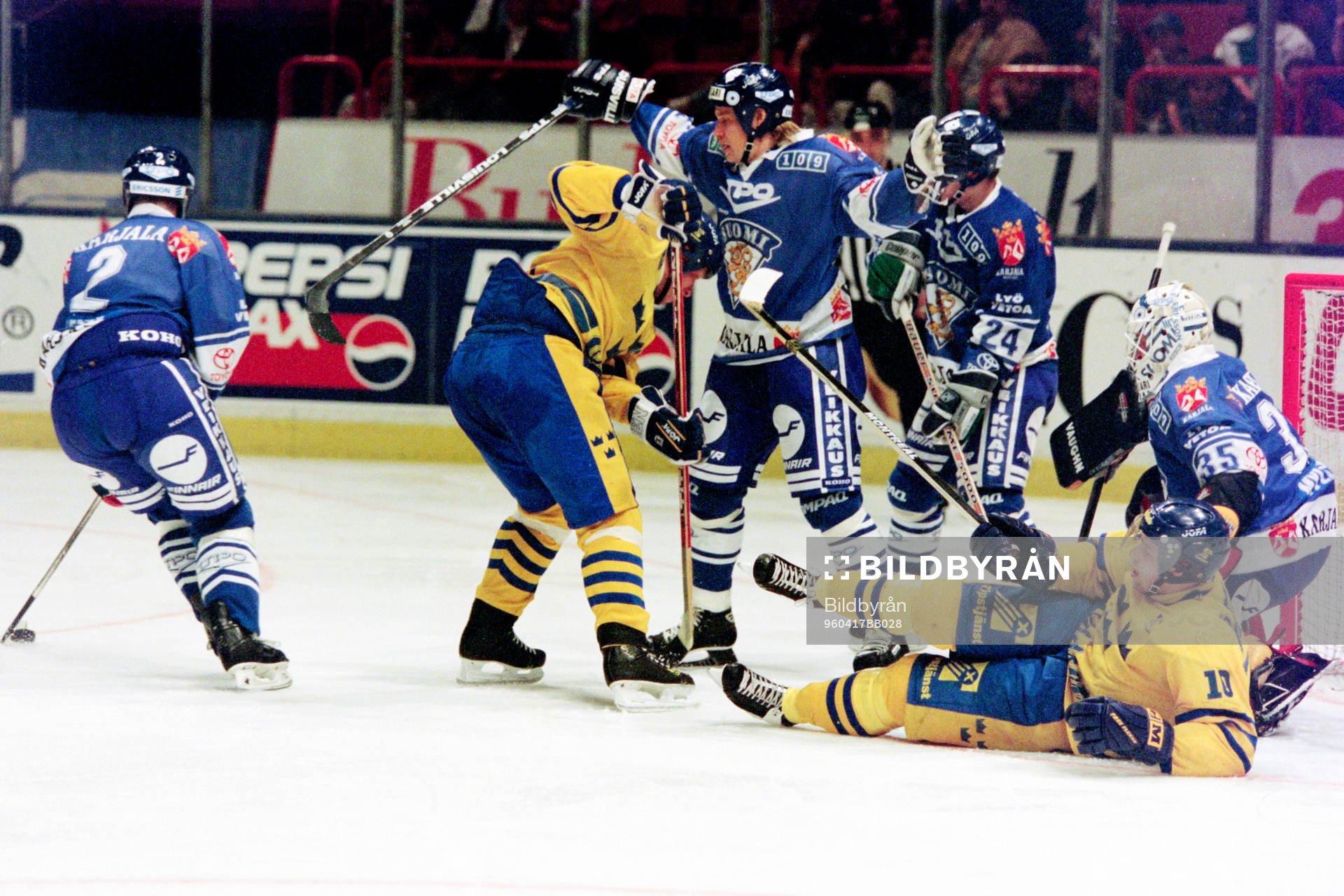 Ishockey, Sverige - Finland, 3-3