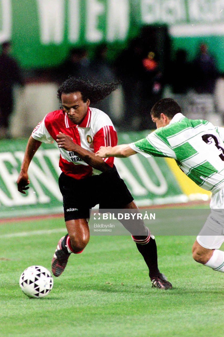 Fotboll, Cupvinnarcupen, Rapid Wien - Feyenoord, 3-0: Gaston Taument, Feyenoord.