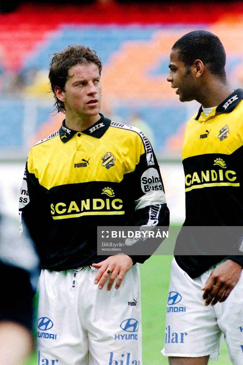 Dick Lidman och Pascal Simpson, AIK