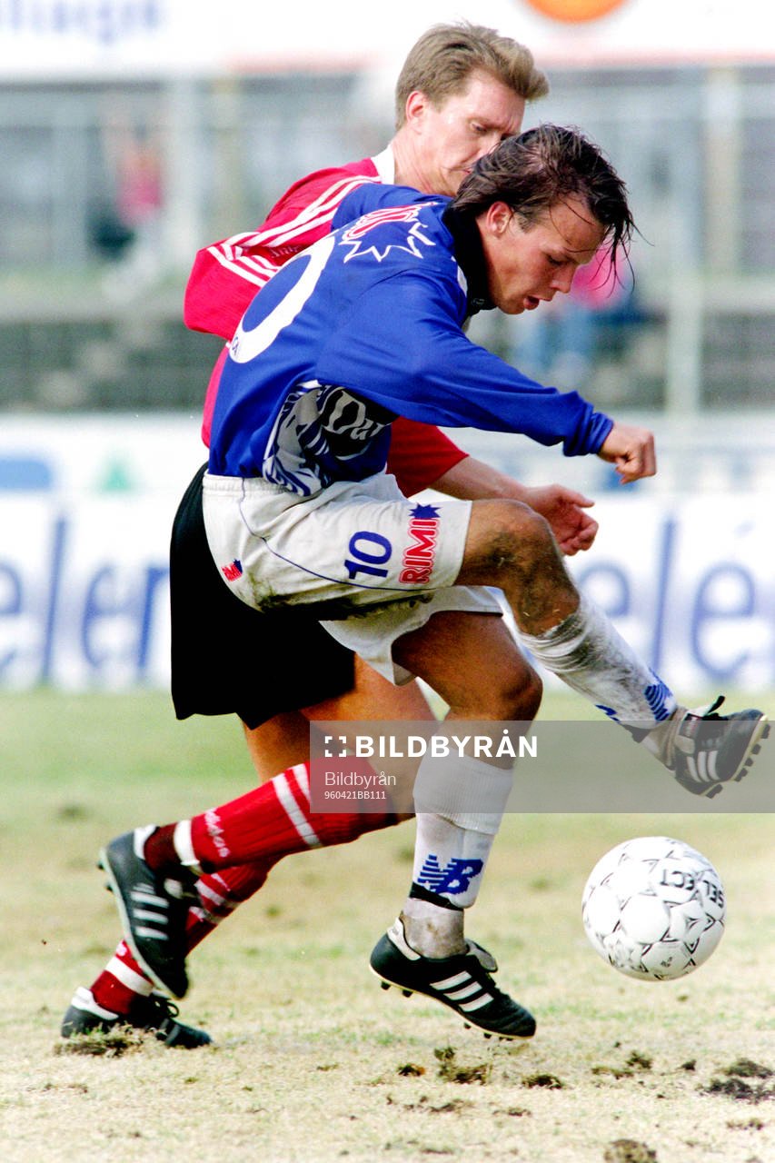 Fotboll, Allsvenskan, Halmstad - Djurgården, 1-0: Fredrik Ljungberg, Halmstad. 