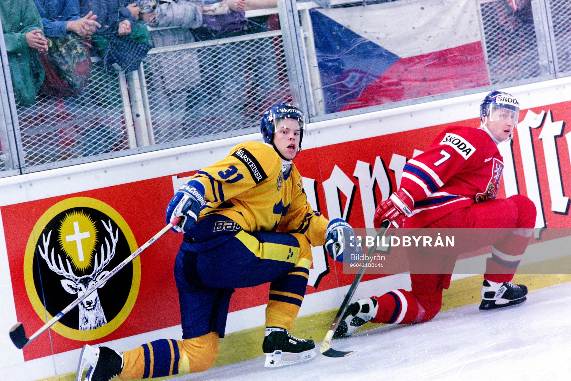 Fredrik Modin, Sverige och Antonin Stavjana, Tjeckien