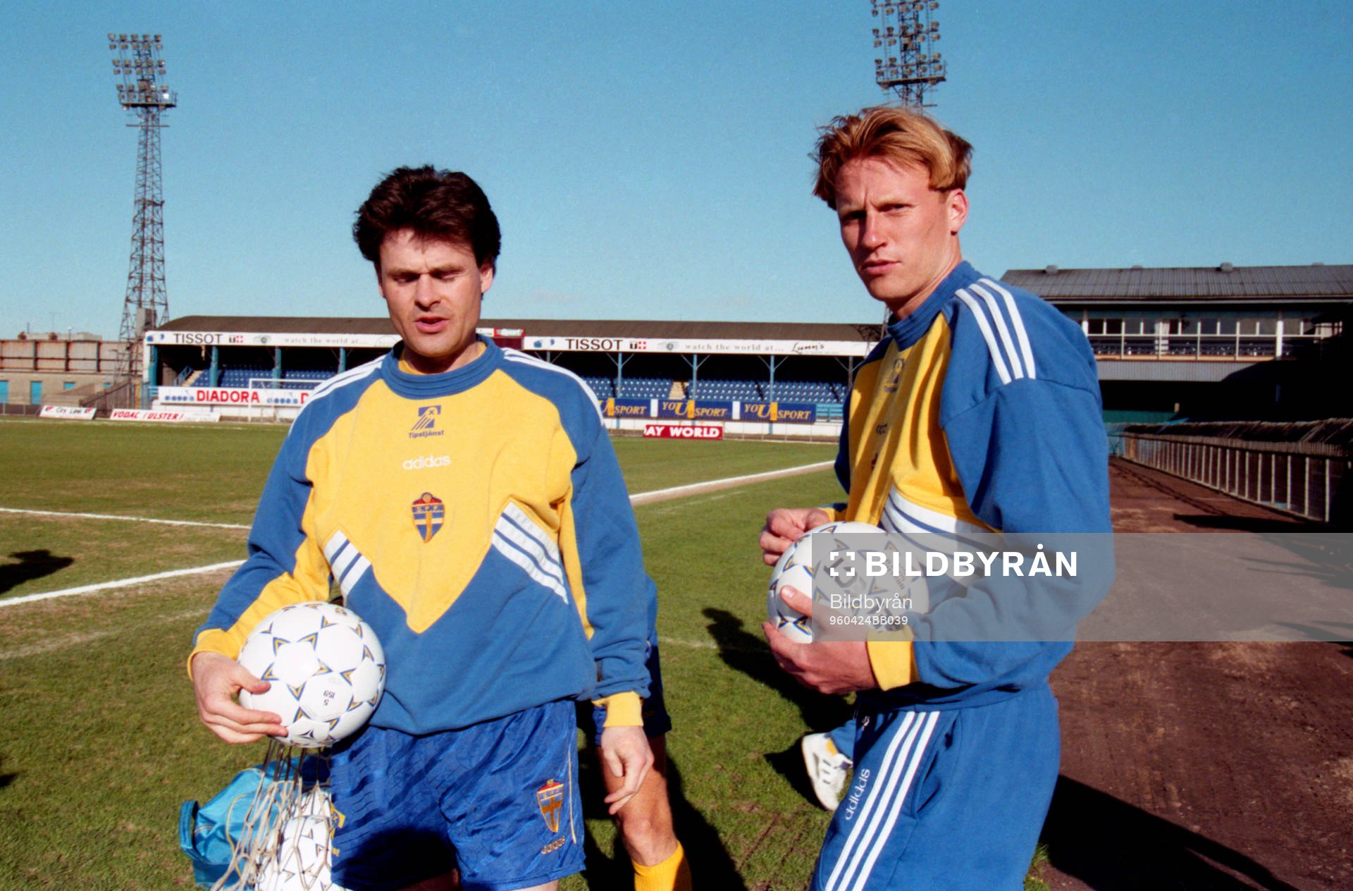 Anders Limpar och Kennet Andersson