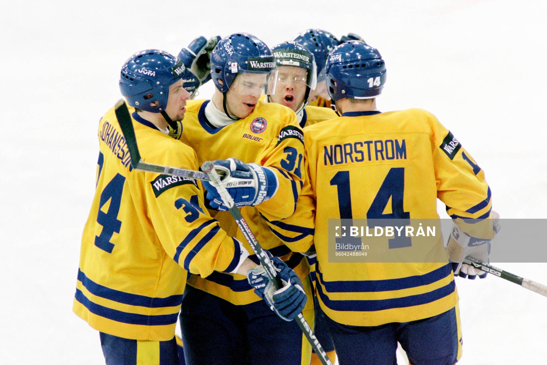 Roger Johansson, Fredrik Modin och Mattias Norström,