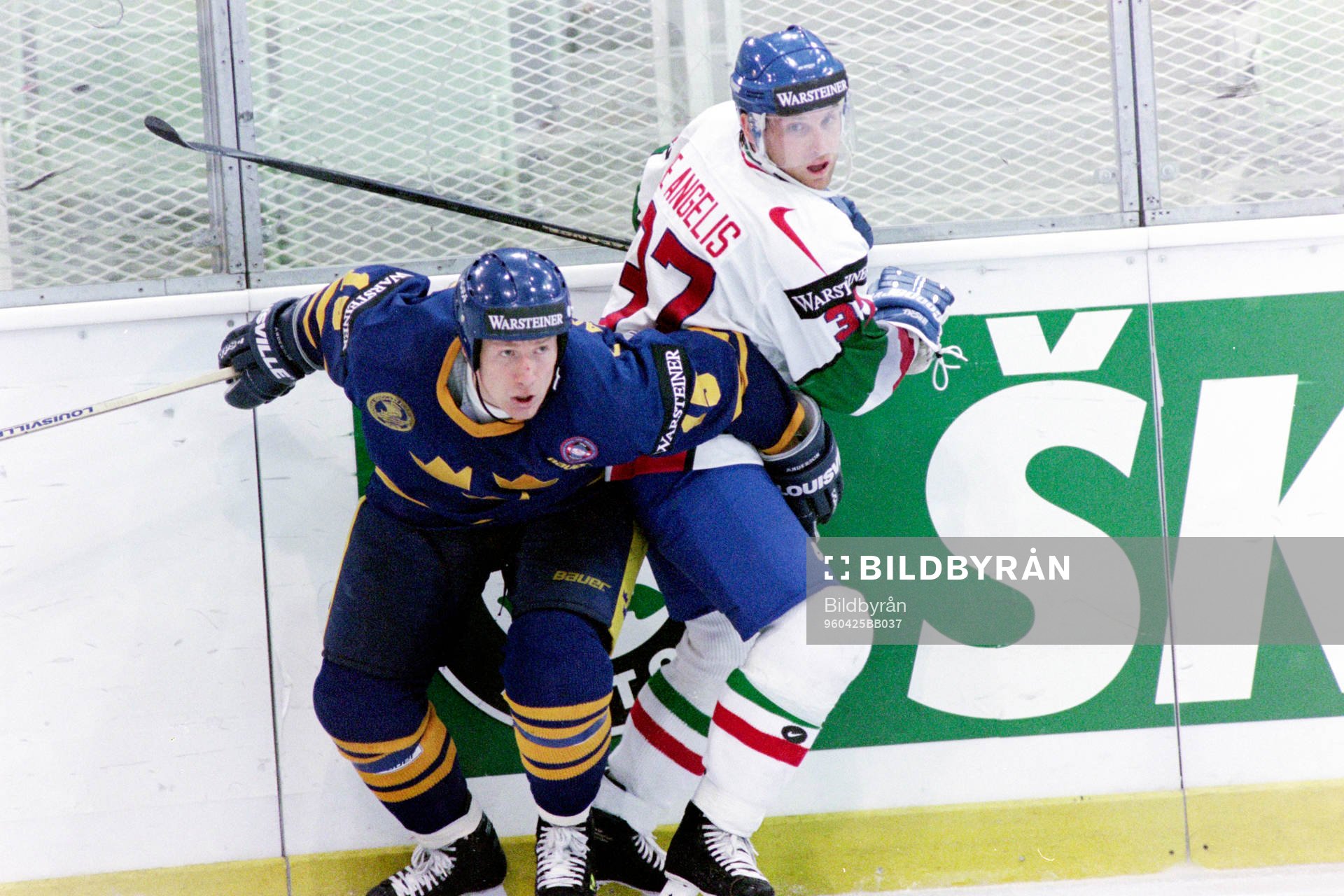 Ishockey, VM, Sverige - Italien, 3-3