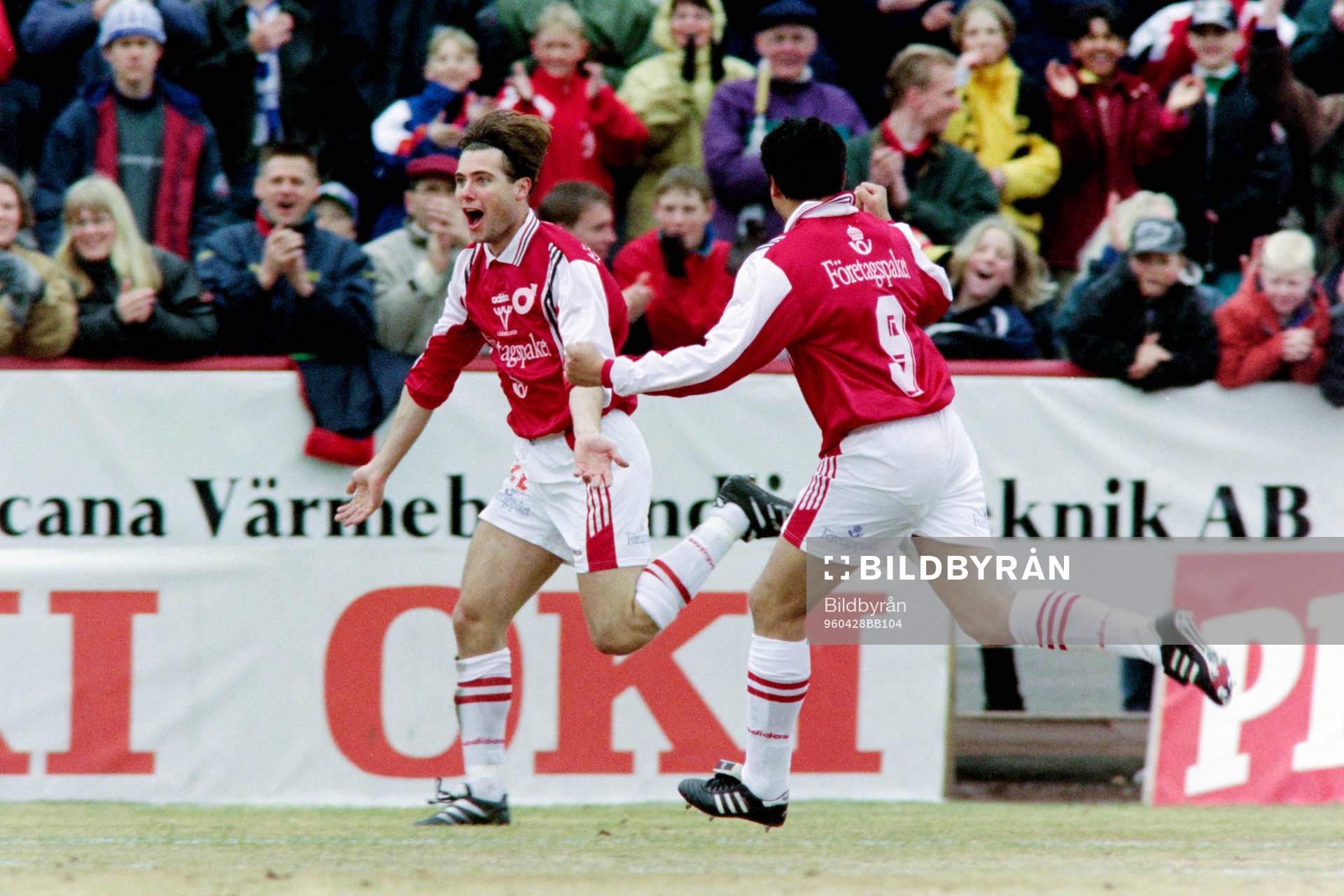Mario Ramberg och Rickard Teberio, Degerfors jublar