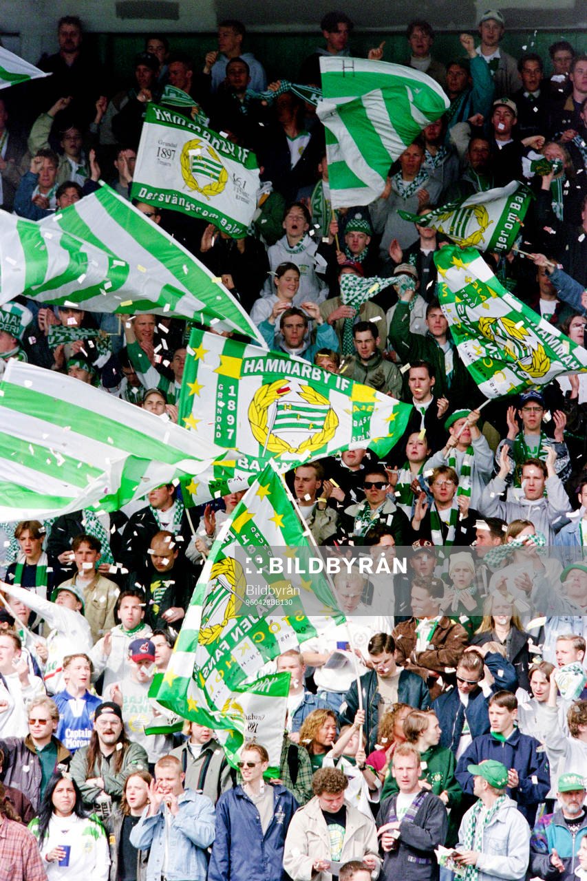 Hammarbyfans på läktaren
