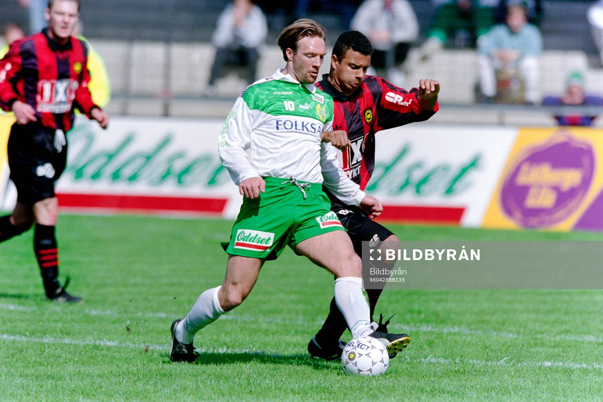 Fotboll, Div 1 Norra, Hammarby - Brommapojkarna, 2-1: Kim Bergstrand, Hammarby. 