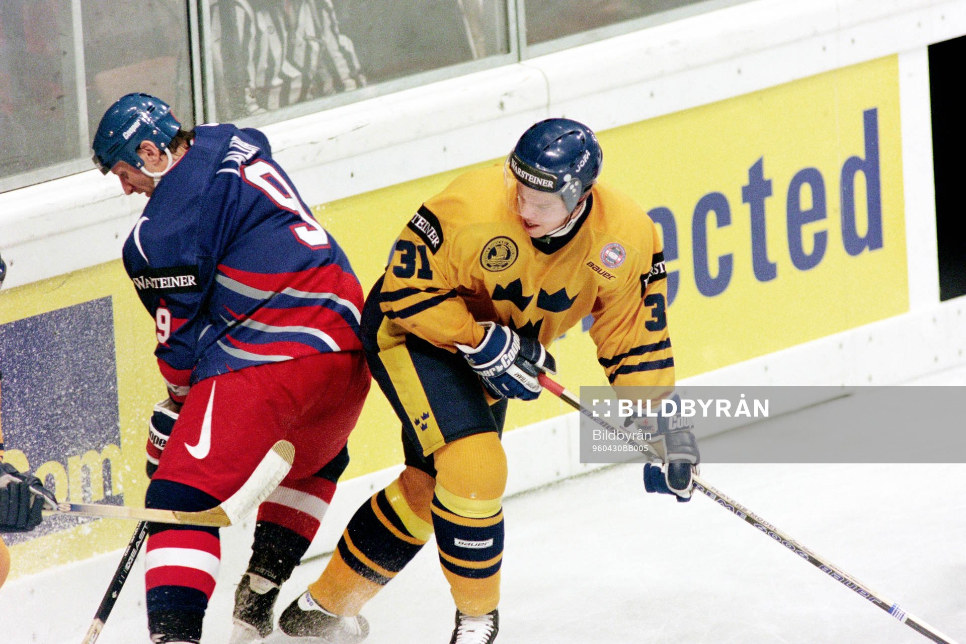Fredrik Modin, Sverige och Michael Lalor, USA