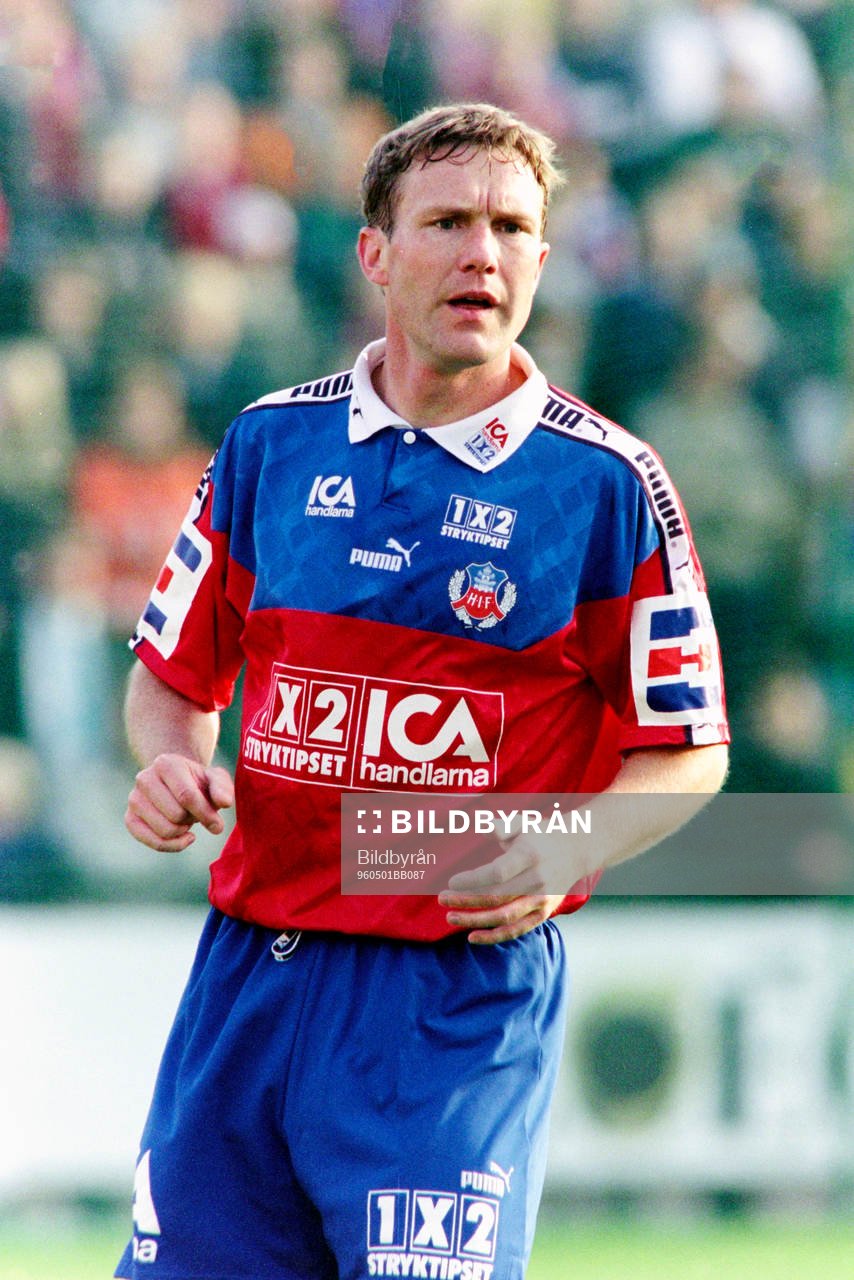Fotboll, Allsvenskan, Helsingborg - Degerfors, 4-1: Jan Eriksson, Helsingborg.  